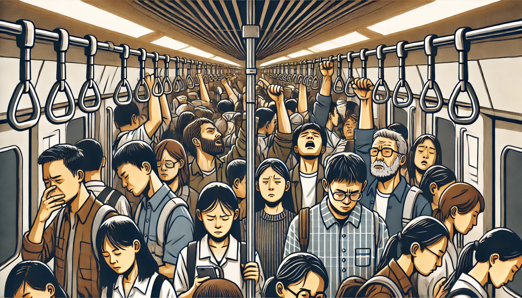 満員電車のストレスにどう立ち向かう?データで見るストレスの実態 - DayMedia