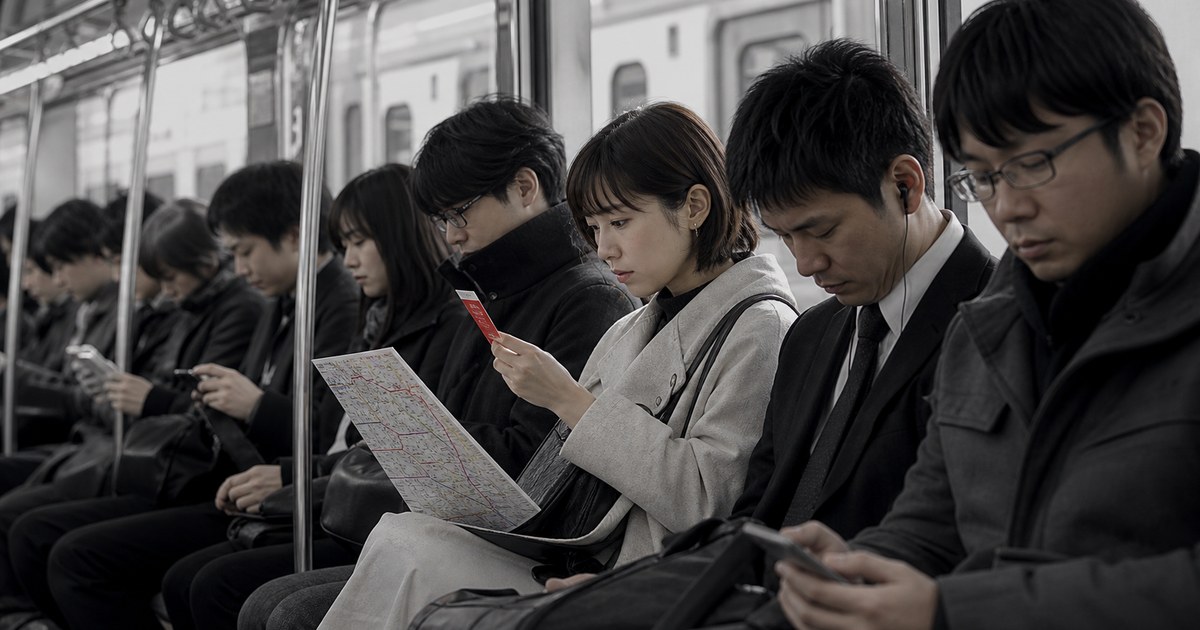 単調な日常の中で小さな変化に目を向ける人物